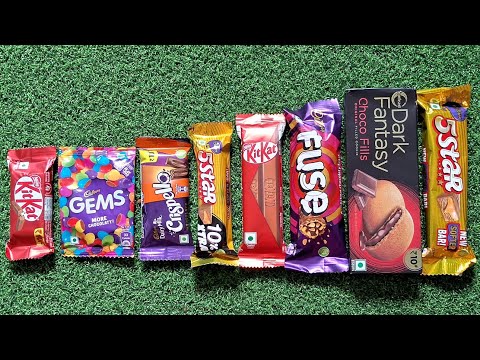 Dark fantasy vs 5star vs Fuse vs KitKat vs Crispello vs Gems vs KitKat Chocolate