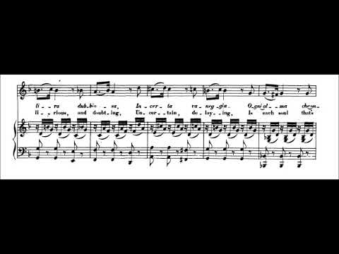 Delira dubbiosa - F major (N. Vaccaj - Metodo pratico di canto) piano accompaniment facilitated