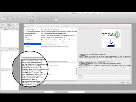 Quick workflow to analyze TCGA data