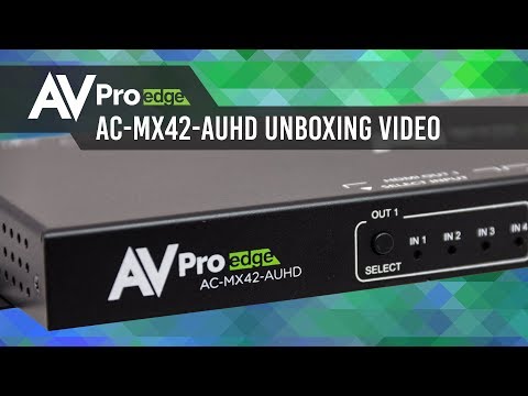 4x2 Matrix Switcher 4K60 (4:4:4) - Unboxing Video