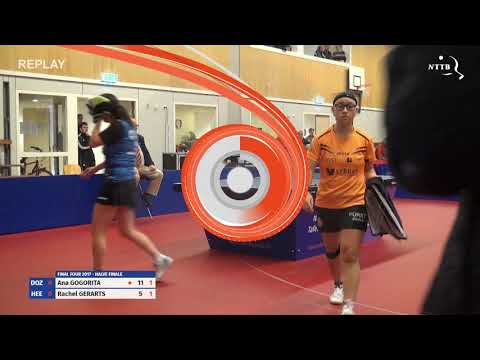 Eredivisiecup 2017: Ana Gogorita - Rachel Gerarts