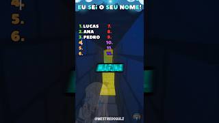 POR ACASO O SEU NOME É... ? 😅🤫 #quiztime #sonic #quiz