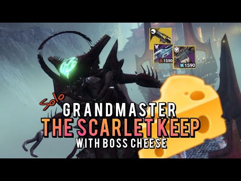 Solo Grandmaster -SCARLET KEEP - with old boss Cheese (Titan) #destiny2 #grandmaster