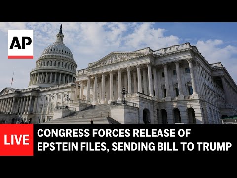 LIVE: Congress forces release of Epstein files, sending bill to Trump