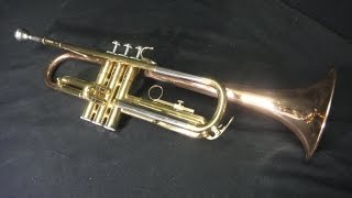 Video thumbnail for トランペット　ＹＡＭＡＨＡ　　ＹＴＲ-332　　製品の状態と簡単な音出し♪ by tanefusa kawai
