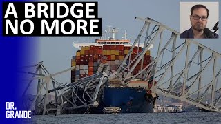 Cargo Ship Destroys Maryland Bridge | Francis Scott Key Bridge Disaster Analysis and Fear of Bridges