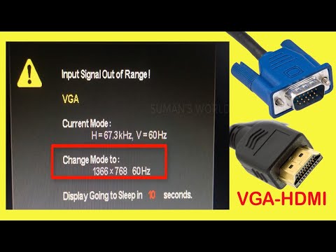 computer input signal out of range : Fix display monitor resolution