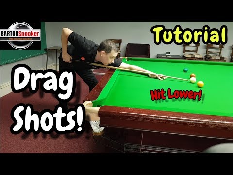 Snooker Lesson Drag Shots - Coaching Tutorial