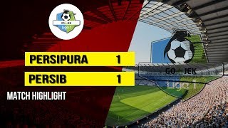 Cuplikan Pertandingan Persipura Jayapura Vs Persib Bandung yang Berakhir Imbang