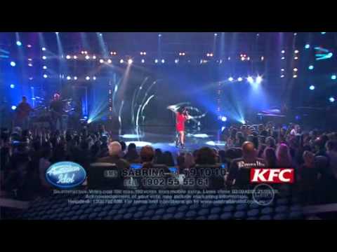 Sabrina Batshon - When Love Takes Over  -- Australian Idol 2009 - TOP10