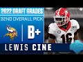 Vikings land HARD-HITTING safety in Lewis Cine with the No. 32 pick | 2022 NFL Draft Grades