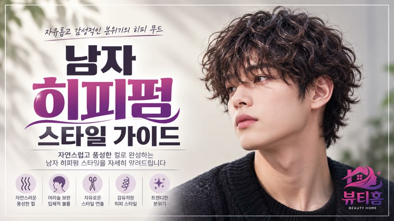 남자 히피펌 스타일 가이드