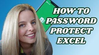 #SHORTS EXCEL TUTORIAL - HOW TO PASSWORD PROTECT AN EXCEL FILE