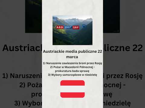 Austriackie media publiczne 21 marca