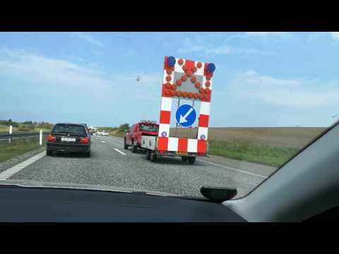 Helikopter styrtet på Hirtshals Motorvejen.