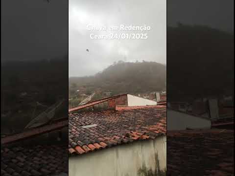 Chuva em Redenção Ceará 24/01/2025