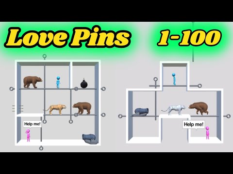 Love Pins Levels 1 - 100 Gameplay Walkthrough | (IOS - Android)