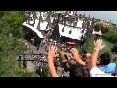 Flight of the Hippogriff Coaster (HD POV) - Wizarding World of Harry Potter - Islands of Adventure