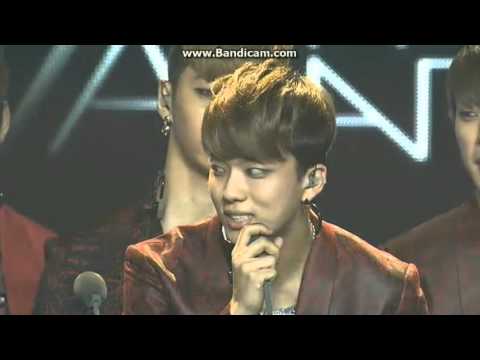 130413 Youngjae speaking Chinese... @ Yinyuetai V-Chart Awards