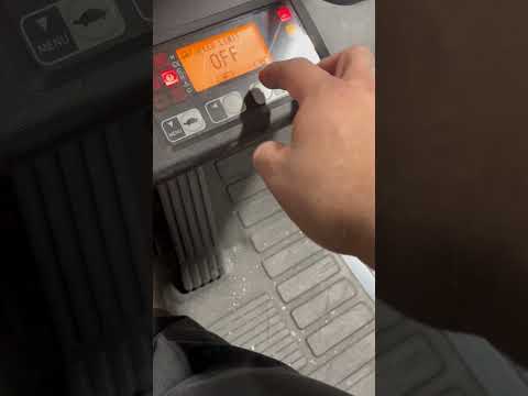 Enable/disable speed limit on Toyota forklift