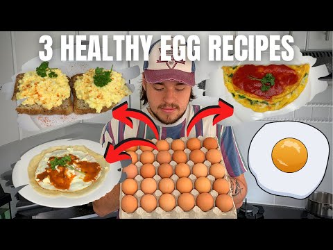 3 Healthy Egg Recipes *LOW CALORIE & HIGH PROTEIN* | Best Egg Meals To Make At Home | Quick and Easy
