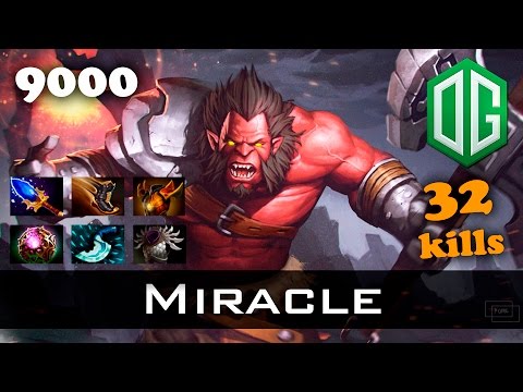 Miracle Axe 32 kills - 9k MMR Ranked Dota 2