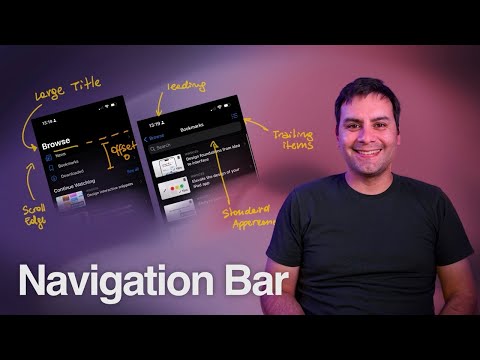 Styling the navigation bar on iOS with UIKit