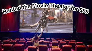 How to Rent the entire AMC Movie Theater for $99 during the Pandemic | Private Theater Rental