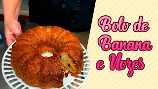 BOLO DE BANANA E NOZES MARAVILHOSO - Sandra Nishikawa Cakes