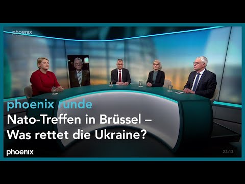 phoenix runde: Nato-Treffen in Brüssel – Was rettet die Ukraine?
