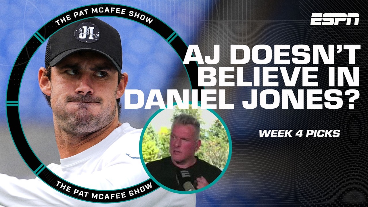 Is AJ Hawk PREYING ON DANIEL JONES' DOWNFALL? 😮 Week 4️⃣ PICKS & PREVIEW 🔥 | Best of Pat McAfee
