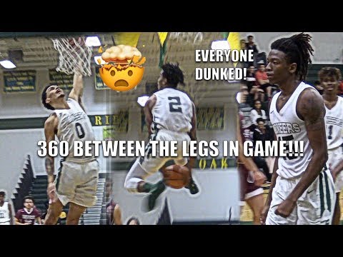 Niven Glover 360 IN BETWEEN THE LEGS!!! EVERYONE ON OAK RIDGE DUNKS IN GAME!!!