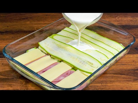 Así preparo la mejor tarta de calabacín con jamón, en capas y al horno