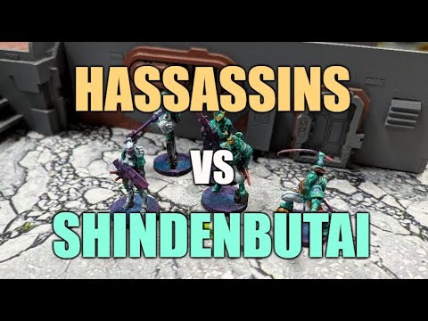 Infinity N5 Battle Report - Hassassin Bahram vs JSA Shindebutai (Frontline)