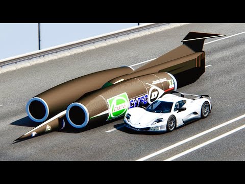 Thumbnail for Aspark Owl vs SSC Thrust at Drag Race 20 KM by Aspark