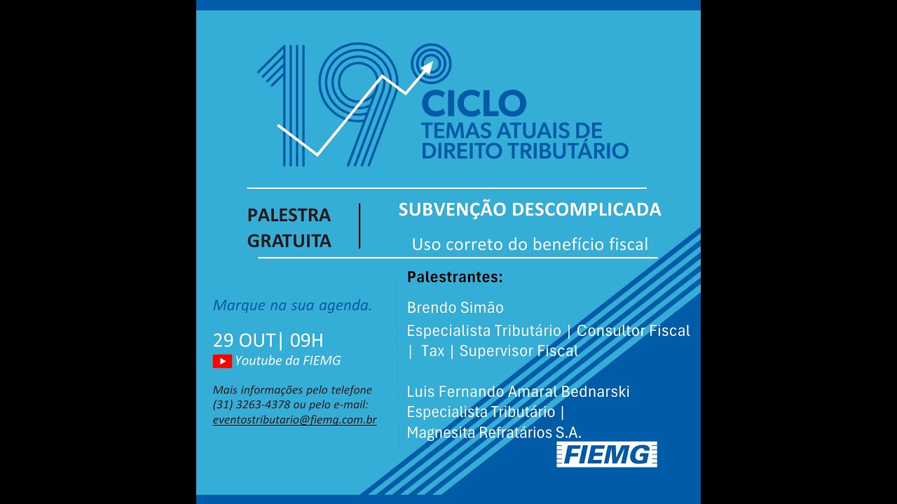 SUBVENÇÃO DESCOMPLICADA - Tributação correta dos benefícios fiscais.