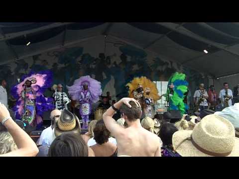 Big Chief Monk Boudreaux & the Golden Eagles @ Jazz Fest - "They Don't Know"