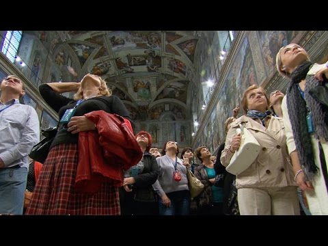 High tech lighting and AC system protects Michelangelo's Sistine Chapel masterpiece