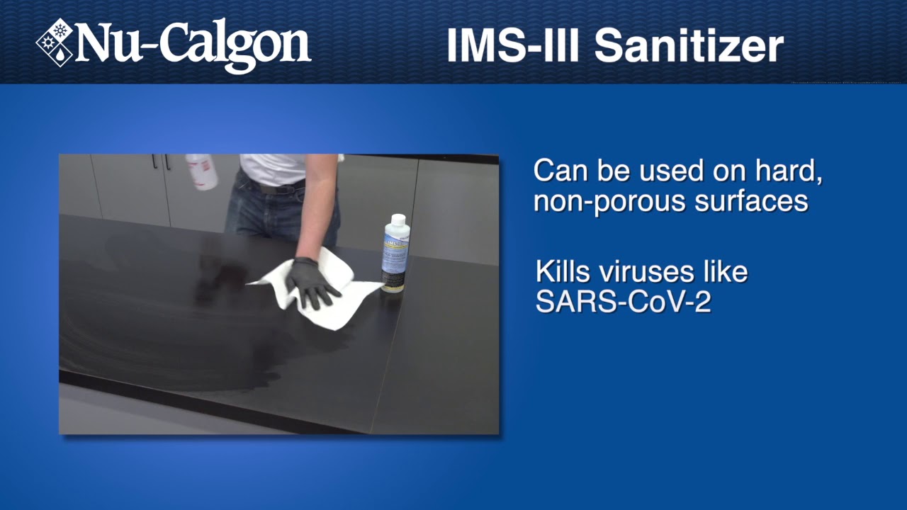 Treat ice machine odors and more with Nu-Calgon's IMS-III Sanitizer
