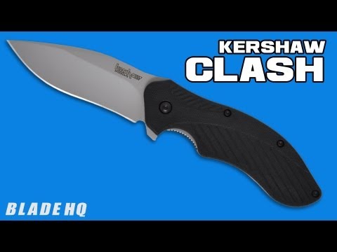Kershaw Clash Assisted Opening Knife (3.25" Bead Blast Serr) 1605ST