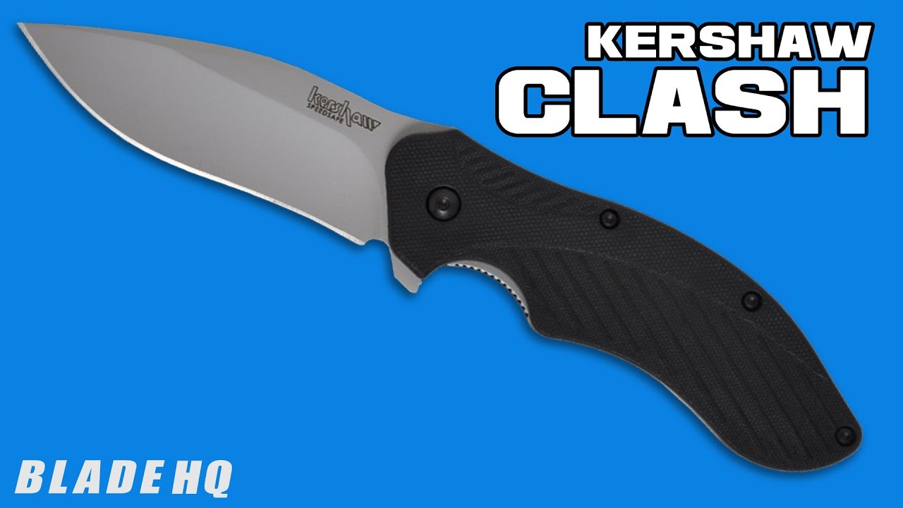 Kershaw Clash Assisted Opening Knife (3.25" Black) 1605CKT