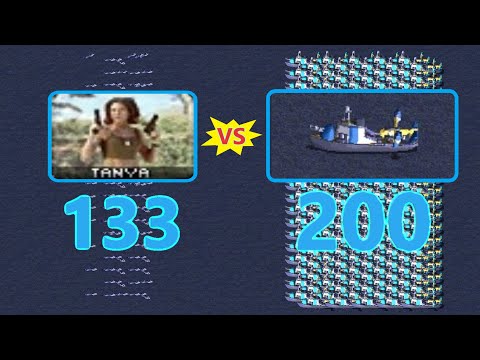 Tanya vs Destroyer - Same Cost - Red Alert 2