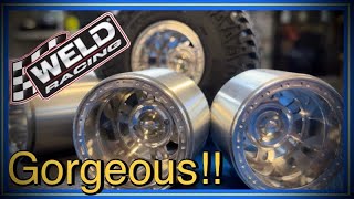 Custom made Weld Racing replica 1.9s!  Wiiiiiide boys
