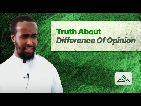 Stop Saying: "It’s Just a Difference of Opinion" || Ustadh AbdulRahman Hassan