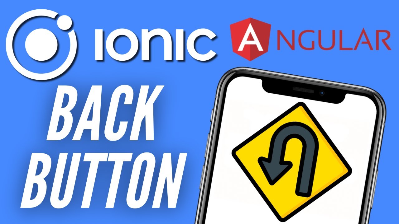 Ionic Angular Back Button - How to customize the hardware back button in Ionic Angular