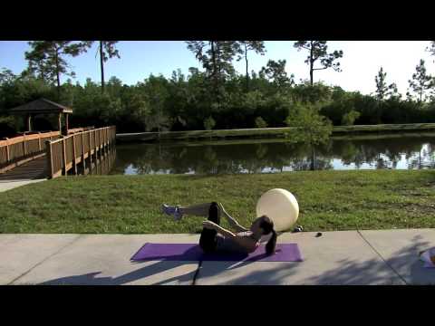 Core Exercise - Double Leg Stretch - Kristy Lee Wilson