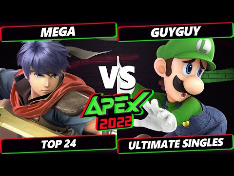 Apex 2022 - GuyGuy (Luigi) Vs. Mega (Ike) SSBU Ultimate Tournament