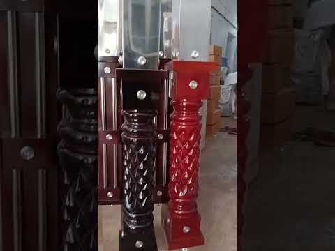 Stainless steel wooden master pillar, 3 feet