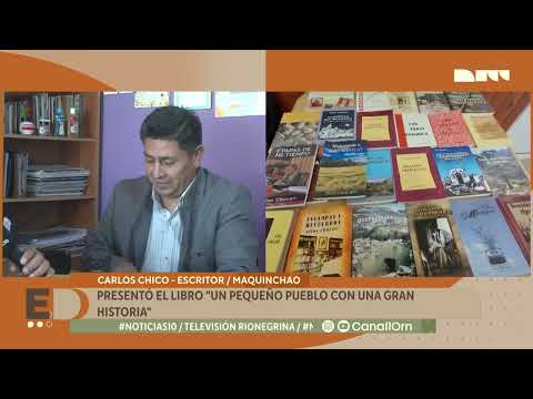 Maquinchao: El escritor Carlos Chico presentó su libro "Un pequeño pueblo con una gran historia"