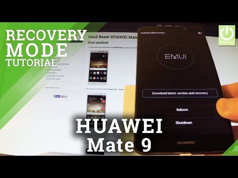 How to Open Recovery Mode in HUAWEI Mate 9 - HUAWEI eRecovery